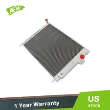 For Dodge Dakota Durango 3.7L 3.9L 4.7L 5.9L 2000-2004 3 Row Aluminum Radiator