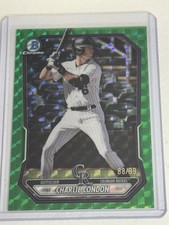 2026 Bowman Charlie Condon Chrome Prospects Green Geometric Refractor #/99