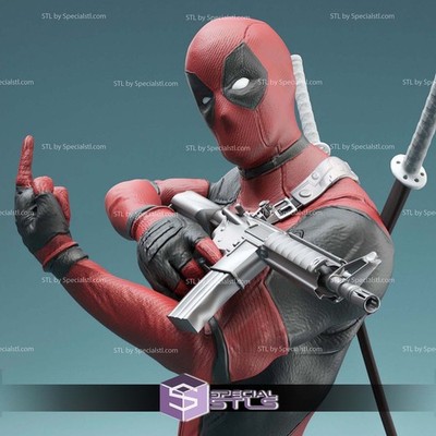 Deadpool Middle Finger - Customizable 3D Printed! Painted or Unpainted!