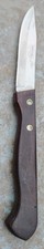 Craftsman ACA Edge Steak Knife Stainless Steel Wood Handle Made in USA