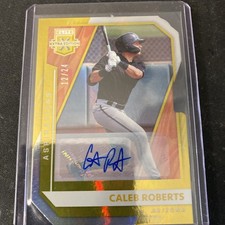 Caleb Roberts 2021 Panini Elite Extra Edition Auto 138 /24