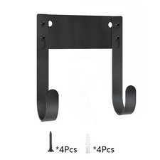Iron Board Wall Mount Hook Strong Bearing Capacity Wall Holder for Laundry Rooms