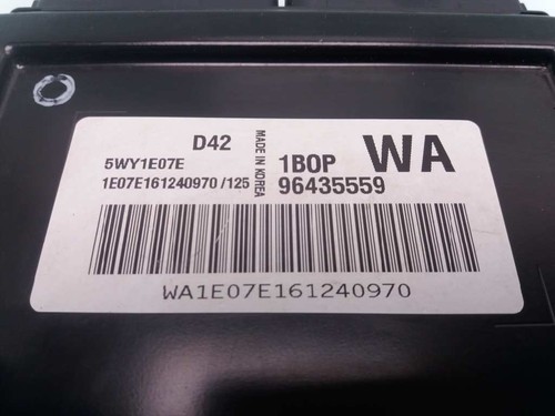96435559 CENTRALINA MOTORE / 5WY1E07E / 1E07E161240970 / 254760 PER DAEWOO KALOS - Foto 4 di 5