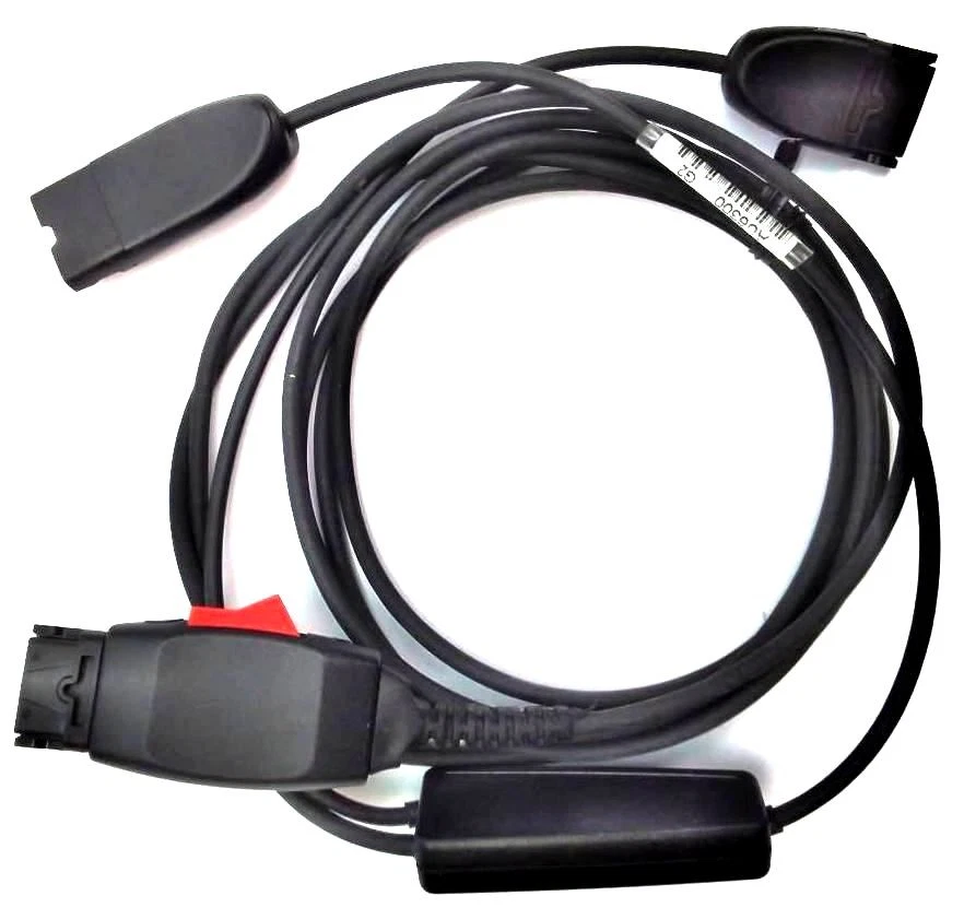 Plantronics HW510D Headset Audio Cable Y-Adapter Trainer QD 79694-11 Genuine - Image 4 of 4