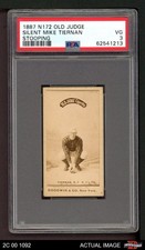 1887 Old Judge N172 Silent Mike Tiernan PSA 3 - VG