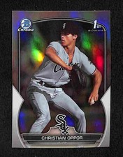 2023 Bowman Draft-Christian Oppor Chrome Refractor 1st Bowman #BDC-82 White Sox