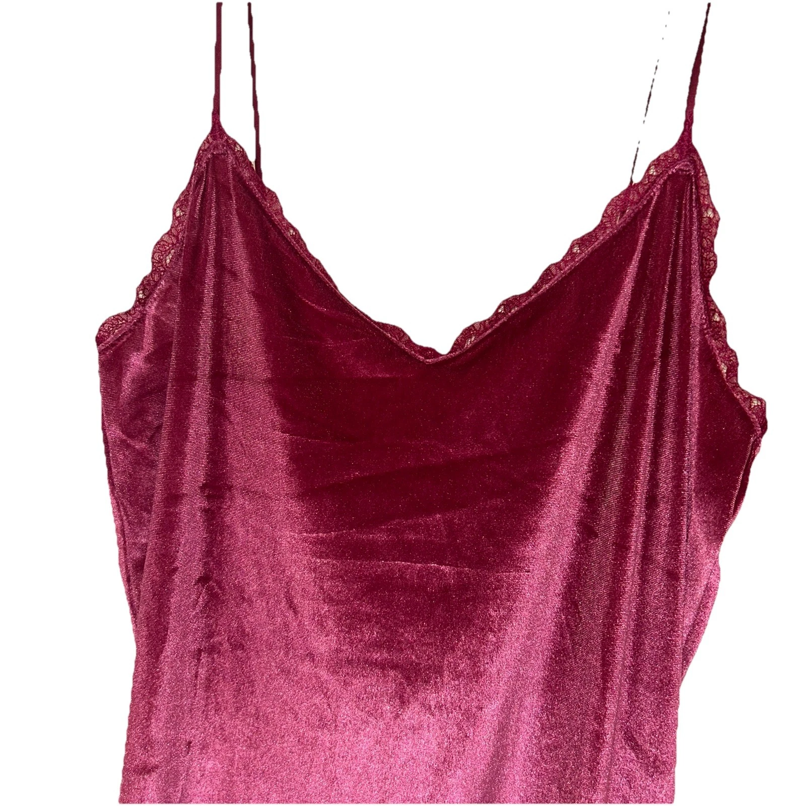 UNDERCOVER Abito Victoria Secret velluto slip stile camicia corto rosa donna taglia S nuovo con etichetta