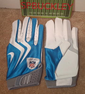 NIKE VAPOR TRAIL NFL ISSUED RECEIVER FOOTBALL GLOVES, LARGE, PGF172-411, NEW