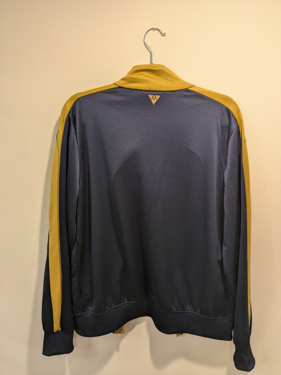 Puma Arsenal Jacket Mens Medium Blue Gold Full Zip | eBay