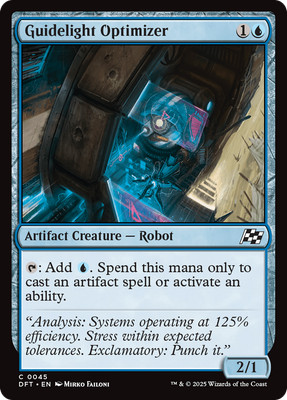 x4 Guidelight Optimizer DFT Aetherdrift MTG 45 COMMON M/NM 4x