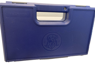 smith wesson S&W model 638 .38 caliber handgun carry storage case with paperwork