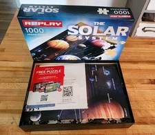 REPLAY The Solar System 1000-Piece Jigsaw Puzzle | Complete | Opened Unused