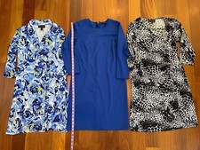 Ann Taylor Shift Dress Women Size Small S 2 4 Dresses Work Royal Blue Lot of 3