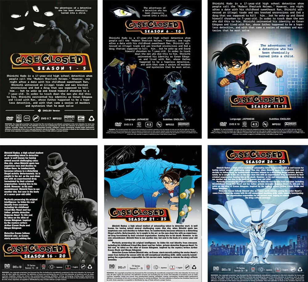 名探偵コナンDVD 北米版　英語130話　CASE CLOSED 名探偵コナンDVD 北米版 英語130話 CASE CLOSED Amazon.co.jp