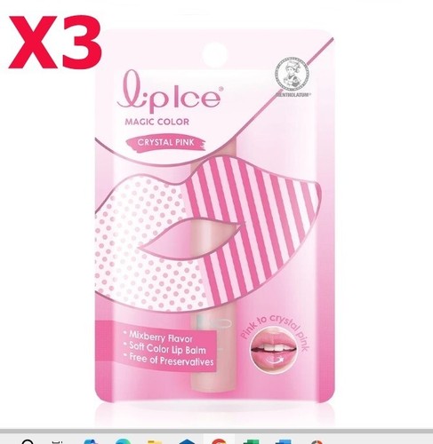 Mentholatum Lip Ice Sheer Color Lip Mixberry Moisturizer Lipice Magic Color 2g. - Picture 15 of 15