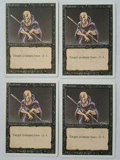 Magic The Gathering Card Weakness Enchant Creature 4 Count