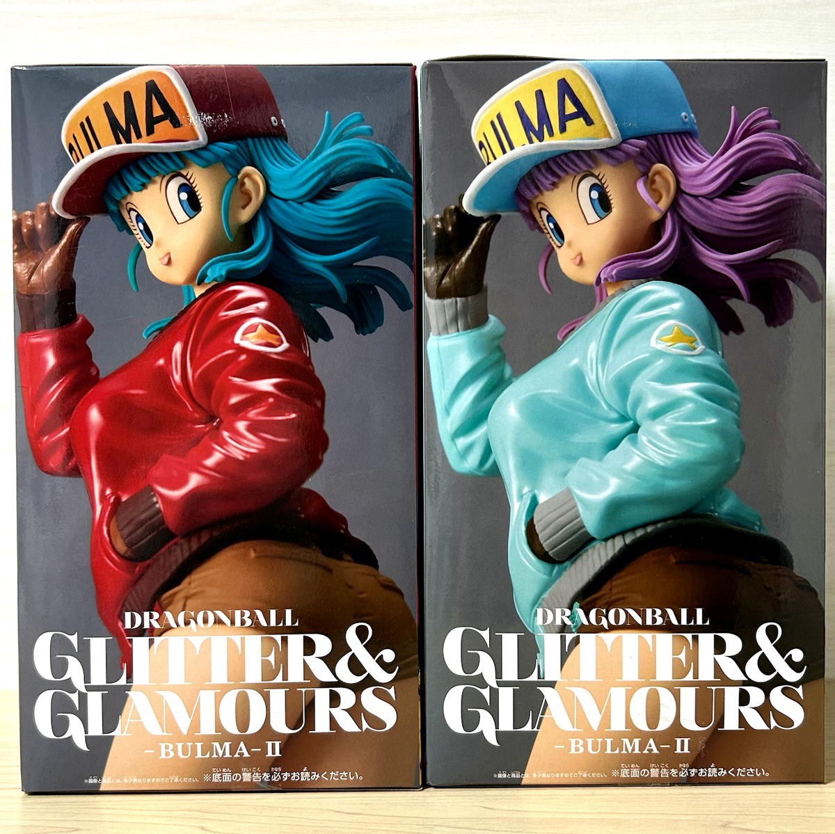 Dragon Ball Bulma Figure 2 types set GLITTER & GLAMOURS BULMAⅡ