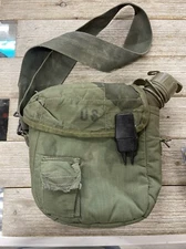 US Military 2 QT Collapsible Water Canteen with 2 Quart Pouch Cover & Sling EXC
