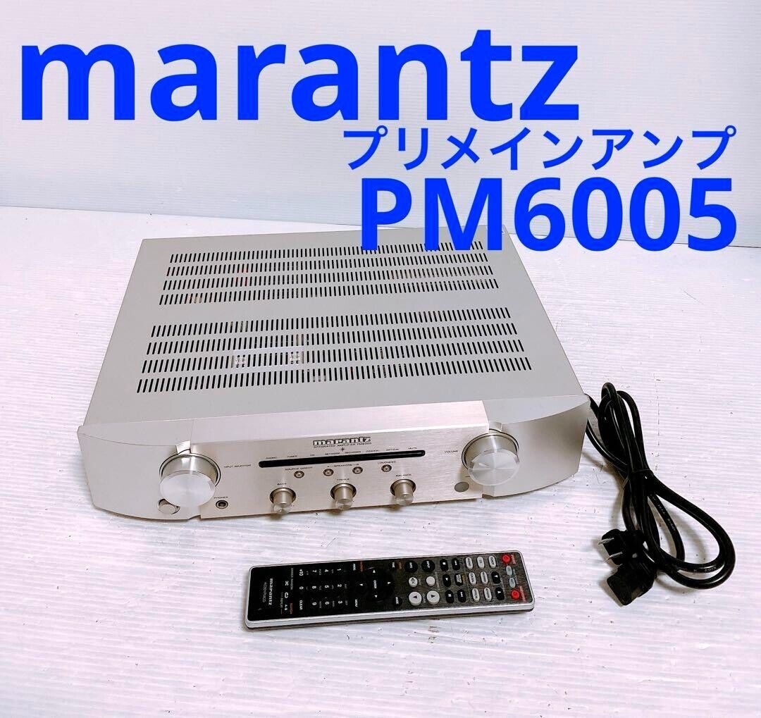 Marantz PM-6005 Integrated Amplifier Operation confirmed Marantz PM-6005 Integrated Amplifier Operation confirmed