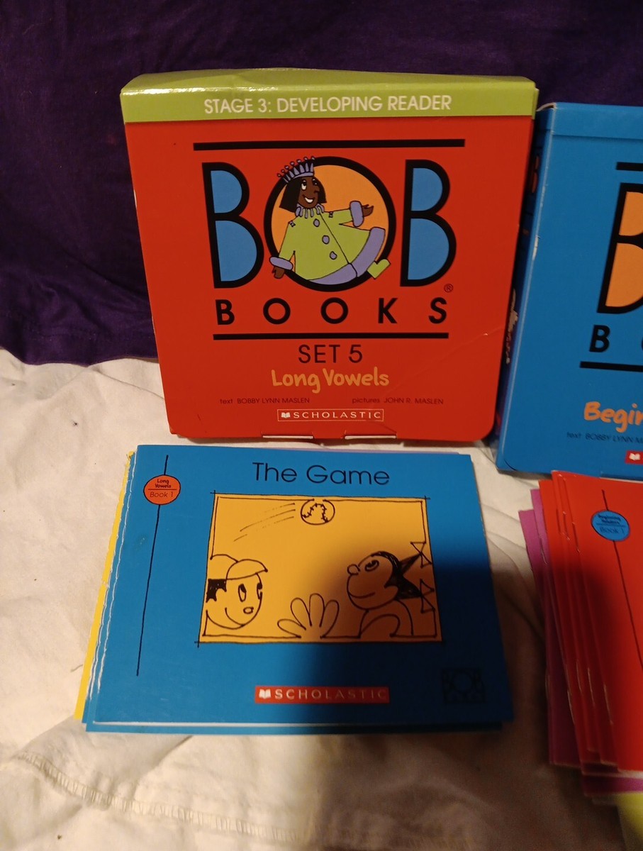 Bob Books Set Long Vowels 8Books Beginning Reading 12Books