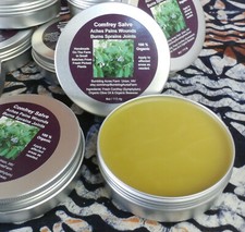Comfrey Salve Pure Potent Organic Pain Back Neck Knees Bones Wounds Inflammation