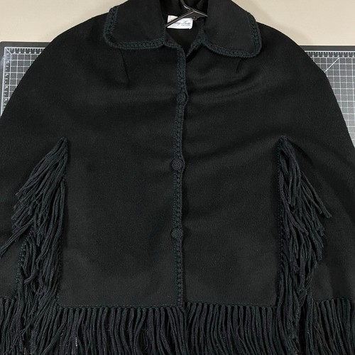 Waxing Poetic Alpaca Shawl, Black, Womens One Size Bolivia - Picture 12 of 16