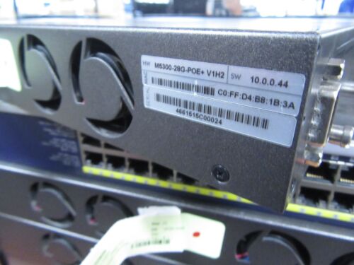 Netgear ProSafe GSM7228PS M5300-28G-POE+ 24-Ports PoE+ & 2 x 10GigE/SFP+ w/ RMK - Picture 3 of 5