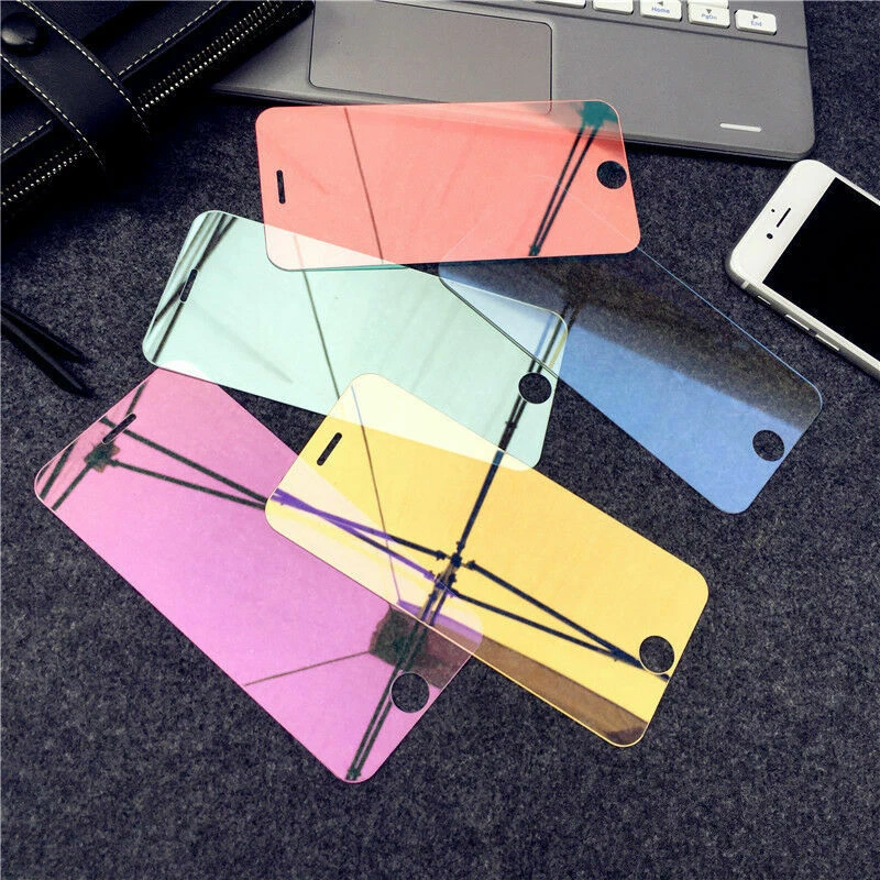 For iPhone 11 13 14 15 16 17 Pro Max Mirror Tempered Glass Film Screen Protector - Image 4 of 4