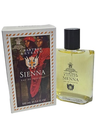 CRABTREE & EVELYN SIENNA EDT COLOGNE SPRAY 3.4 OZ NEW IN SEALED