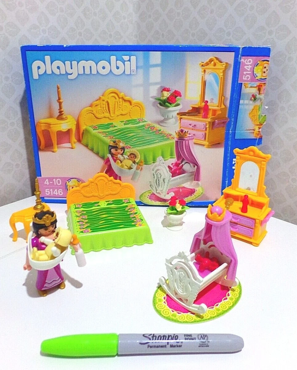 Playmobil princess hotsell chamber with cradle