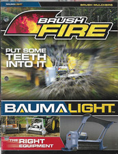 BAUMALIGHT BRUSH FIRE MULCHER SKID STEER TRACTOR EXCAVATOR MF 860 760 Brochure