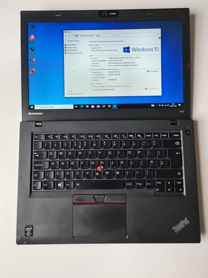 Lenovo ThinkPad T450 · i5-5300U · 8GB · 512GB, photo 1 of 5