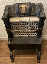 antique vintage gas heater Cast Iron 1920s 1930s  Wall Bathroom Victorian
