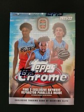2021-22 TOPPS CHROME OVER TIME ELITE OTE BASKETBALL SEALED BLASTER BOX