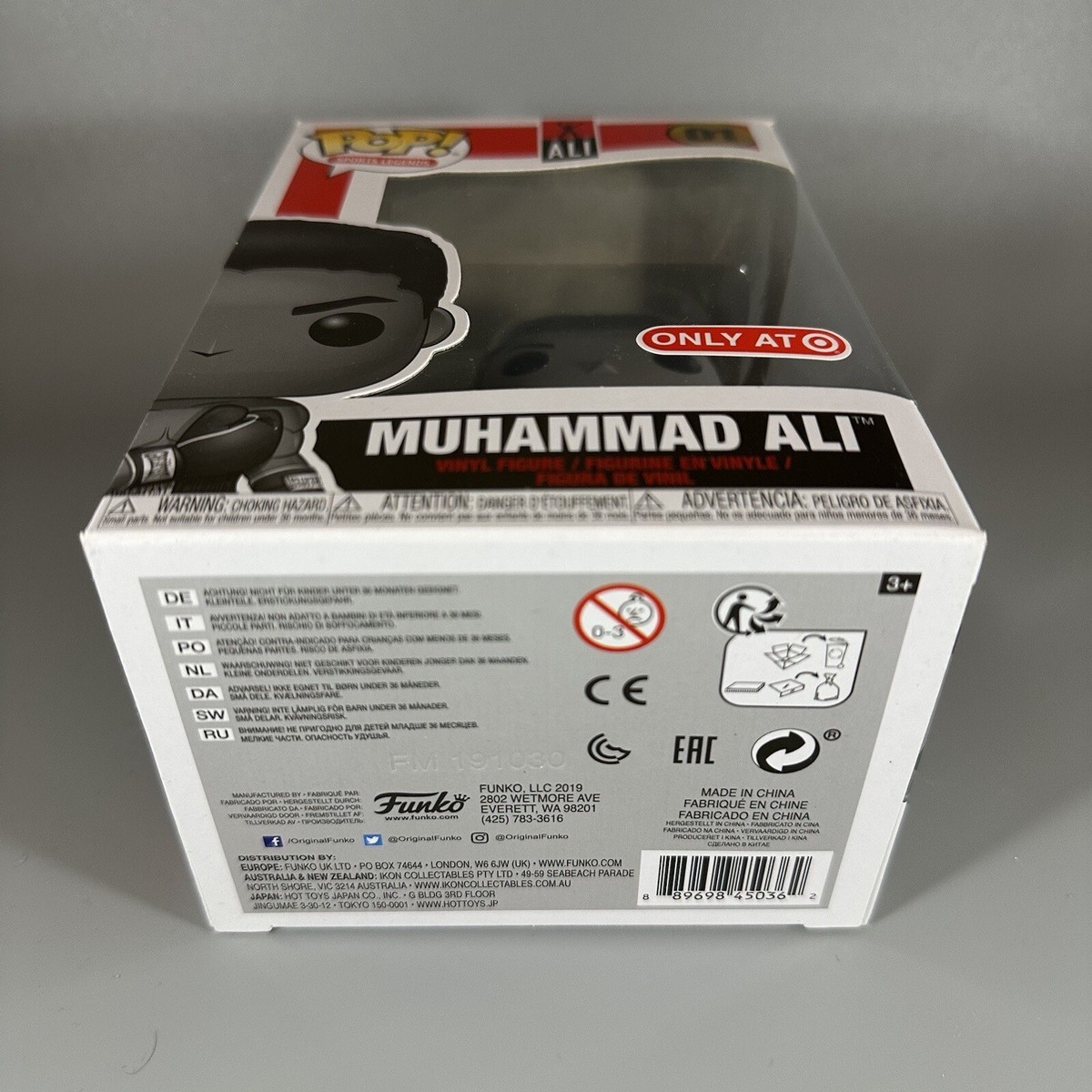 Funko Pop! Sports Legends - Muhammad Ali #01 Black & White
