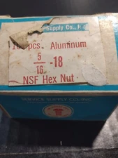 5/16" - 18 NFS Aluminum Hex Nuts Lot Of 110+ New In Box