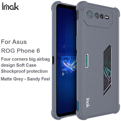 For Asus ROG Phone 6 / Pro Airbag Shock-Resistant TPU Matte Sandy Feel Soft Case - Picture 16 of 16