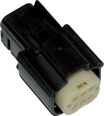 Namz Molex MX 150 Female Connector 6-Pin Black Harley Davidson NM-33472-0601