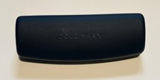 NEW Cole Haan Navy Blue Spring Hinge Clamshell Eyeglasses Case