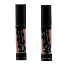 Pack of 2 L.A. Girl Matte Flat Finish Pigment Gloss, Dreamy GLG832