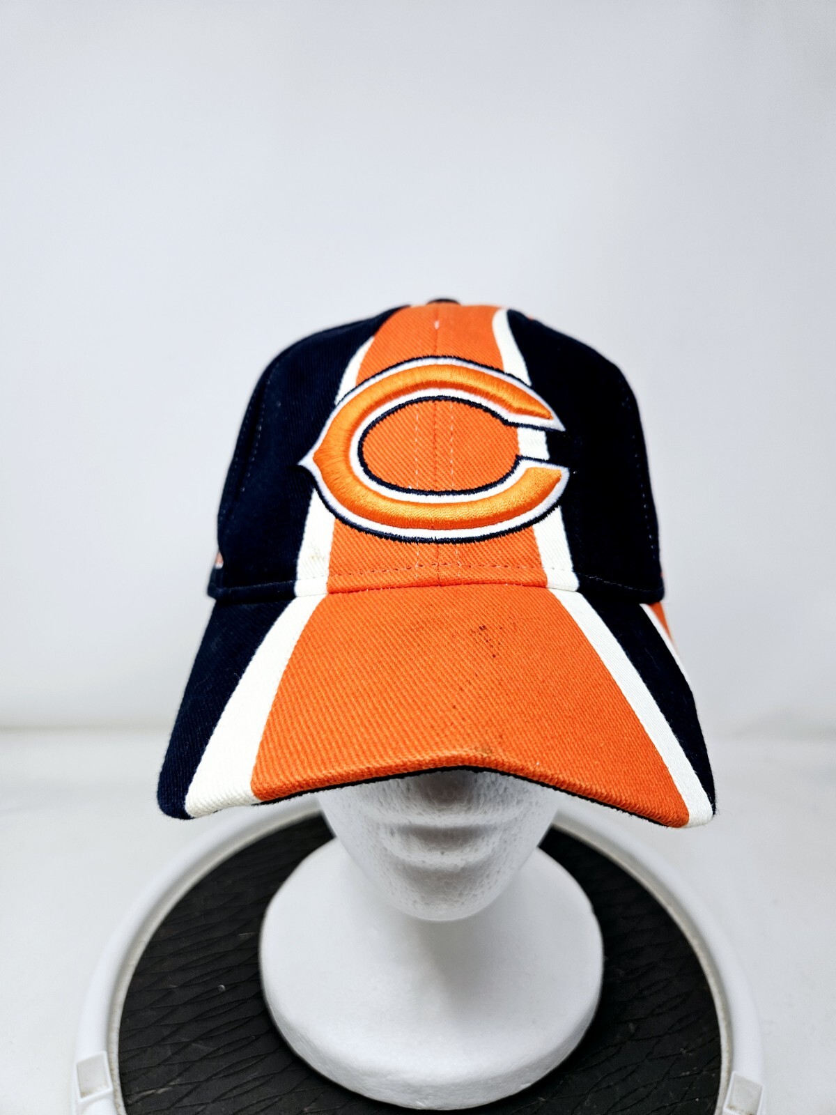 VINTAGE Chicago Bears Reebok Strapback Hat NFL Y2K Used FAST SHIPPING