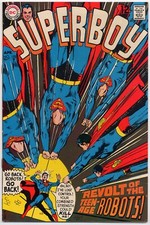 Superboy 155 VF/NM 1969 Superboy Robots Neal Adams