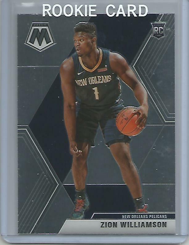 Zion Williamson RC 2019-20 Panini Mosaic ROOKIE Card #209 New Orleans Pelicans