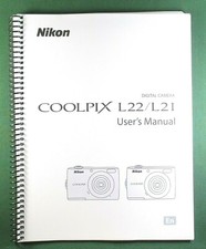 Nikon CoolPix L22/L21 User's / Instruction: 148 Pages  Protective Covers