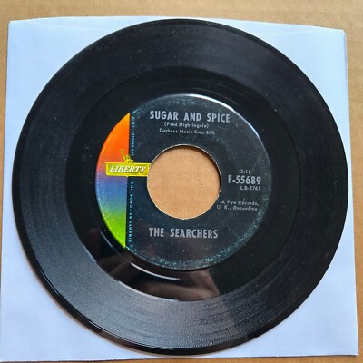 THE SEARCHERS Sugar And Spice/Saints And Searchers 45 7" Record Vinyl ...