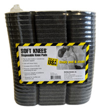 1012 Soft Knees 6" x 9" Disp. Protective Safety Knee Pads 12 Pair Pk Clearance