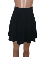 Y2K Black Circle Skater mini skirt Costume Party Flirty New gothic fairycore