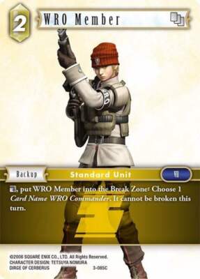 Near Mint FFTCG WRO Member - 3-085C Opus III Final Fantasy TCG