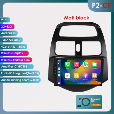 Android 13 Carplay Auto Car Stereo Radio For Chevrolet Matiz Creative 2010-2014