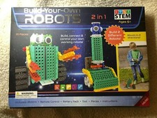 New in Box - STEM Build You Own Robot Set - Build 2 Different Robots